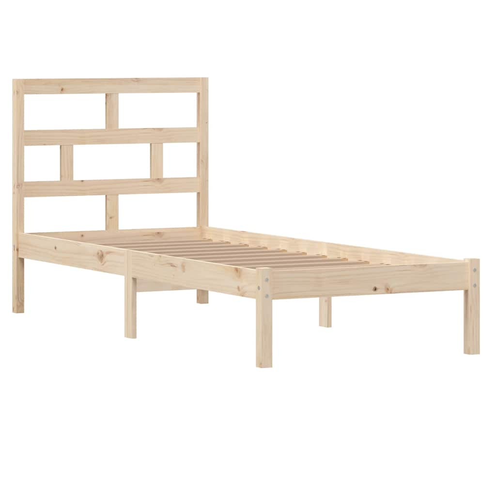 Bed Frame without Mattress Small Single Solid Wood