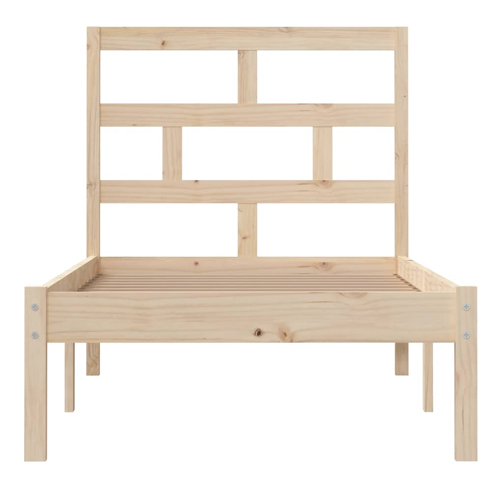 Bed Frame without Mattress Small Single Solid Wood