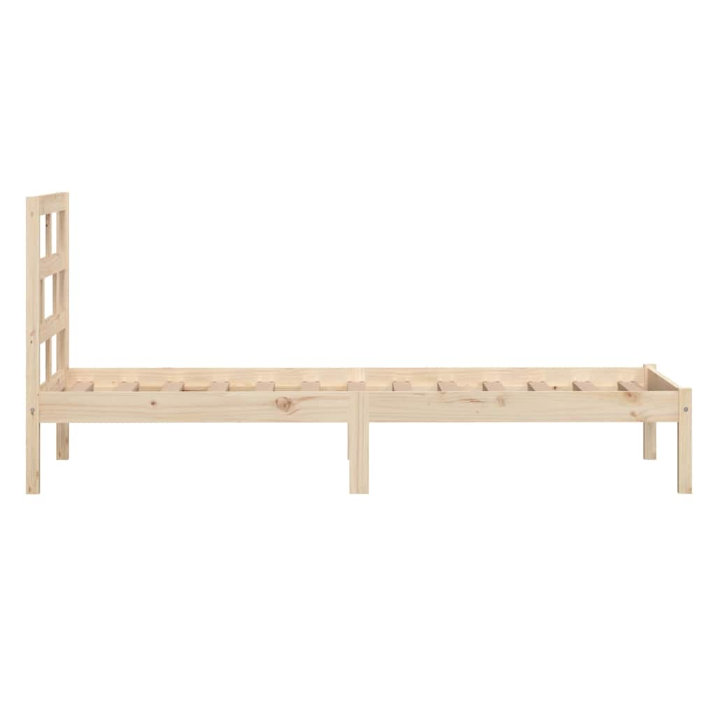 Bed Frame without Mattress Small Single Solid Wood