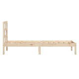 Bed Frame without Mattress Small Single Solid Wood