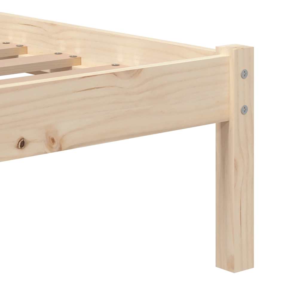 Bed Frame without Mattress Small Single Solid Wood