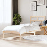 Bed Frame without Mattress Small Single Solid Wood