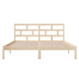 Bed Frame without Mattress Small Double Solid Wood