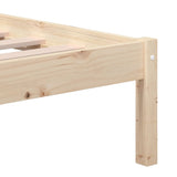 Bed Frame without Mattress Small Double Solid Wood