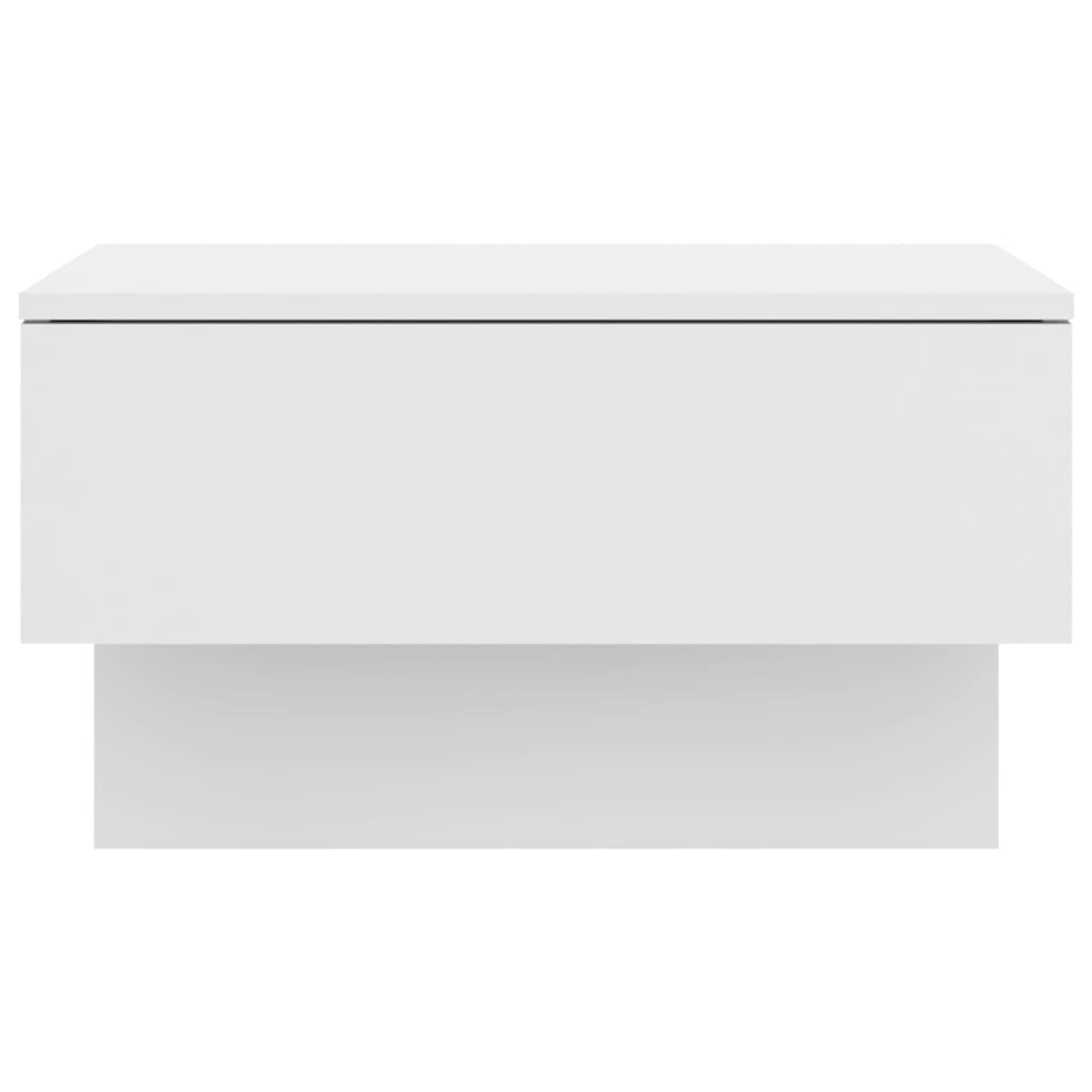 Wall-mounted Bedside Cabinet High Gloss White