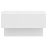 Wall-mounted Bedside Cabinet High Gloss White