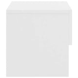 Wall-mounted Bedside Cabinet White