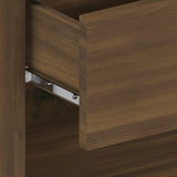 Wall-mounted Bedside Cabinets 2 pcs Brown Oak