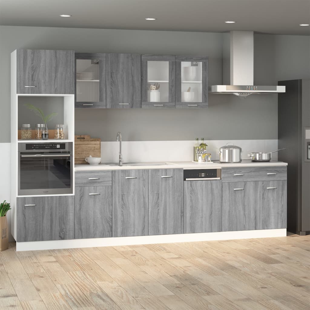 Drawer Bottom Cabinet Lyon Grey Sonoma 40x46x81.5 cm Engineered Wood