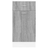 Drawer Bottom Cabinet Lyon Grey Sonoma 40x46x81.5 cm Engineered Wood