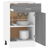 Drawer Bottom Cabinet Lyon Grey Sonoma 50x46x81.5 cm Engineered Wood