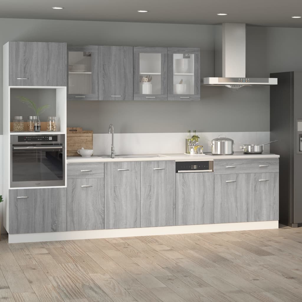 Drawer Bottom Cabinet Lyon Grey Sonoma 80x46x81.5 cm Engineered Wood