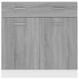 Drawer Bottom Cabinet Lyon Grey Sonoma 80x46x81.5 cm Engineered Wood