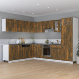 Kitchen Cabinet Lyon Smoked Oak 75.5x75.5x81.5 cm Engineered Wood