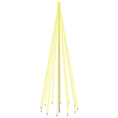 Christmas Tree with Spike Warm White 732 LEDs 500 cm