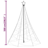 Christmas Tree with Spike Warm White 1400 LEDs 500 cm