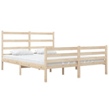 Bed Frame without Mattress Solid Wood Small Double