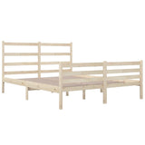 Bed Frame without Mattress Solid Wood Small Double