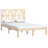 3103993 vidaXL Bed Frame without Mattress Solid Wood 120x200 cm (810012+818610)