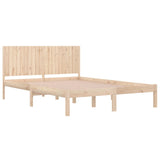 Bed Frame without Mattress 200x200 cm Solid Wood Pine