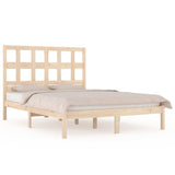 Bed Frame without Mattress 120x200 cm Solid Wood Pine