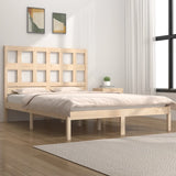 Bed Frame without Mattress 120x200 cm Solid Wood Pine