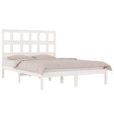 Bed Frame without Mattress White 120x200 cm Solid Wood Pine