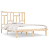 Bed Frame without Mattress 140x200 cm Solid Wood Pine