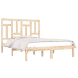 Bed Frame without Mattress 140x200 cm Solid Wood Pine