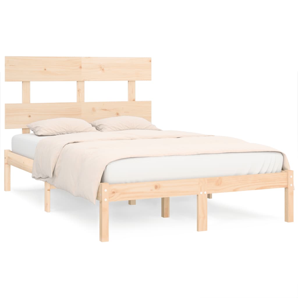 Bed Frame without Mattress 120x200 cm Solid Wood