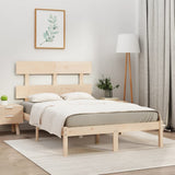 Bed Frame without Mattress 120x200 cm Solid Wood