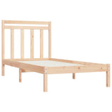 Bed Frame without Mattress 90x200 cm Solid Wood