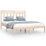 Bed Frame without Mattress 140x200 cm Solid Wood