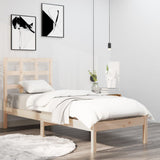 Bed Frame without Mattress 100x200 cm Solid Wood