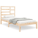 Bed Frame without Mattress Solid Wood 75x190 cm Small Single Small Single