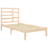 Bed Frame without Mattress Solid Wood 75x190 cm Small Single Small Single