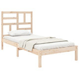 Bed Frame without Mattress Solid Wood 100x200 cm