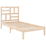 Bed Frame without Mattress Solid Wood 100x200 cm