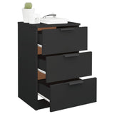 Bedside Cabinets 2 pcs Black 40x36x65 cm