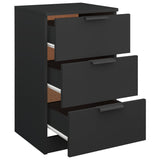 Bedside Cabinets 2 pcs Black 40x36x65 cm