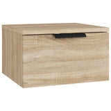 Wall-mounted Bedside Cabinets 2 pcs Sonoma Oak 34x30x20 cm