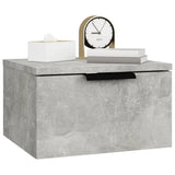 Wall-mounted Bedside Cabinets 2 pcs Concrete Grey 34x30x20 cm