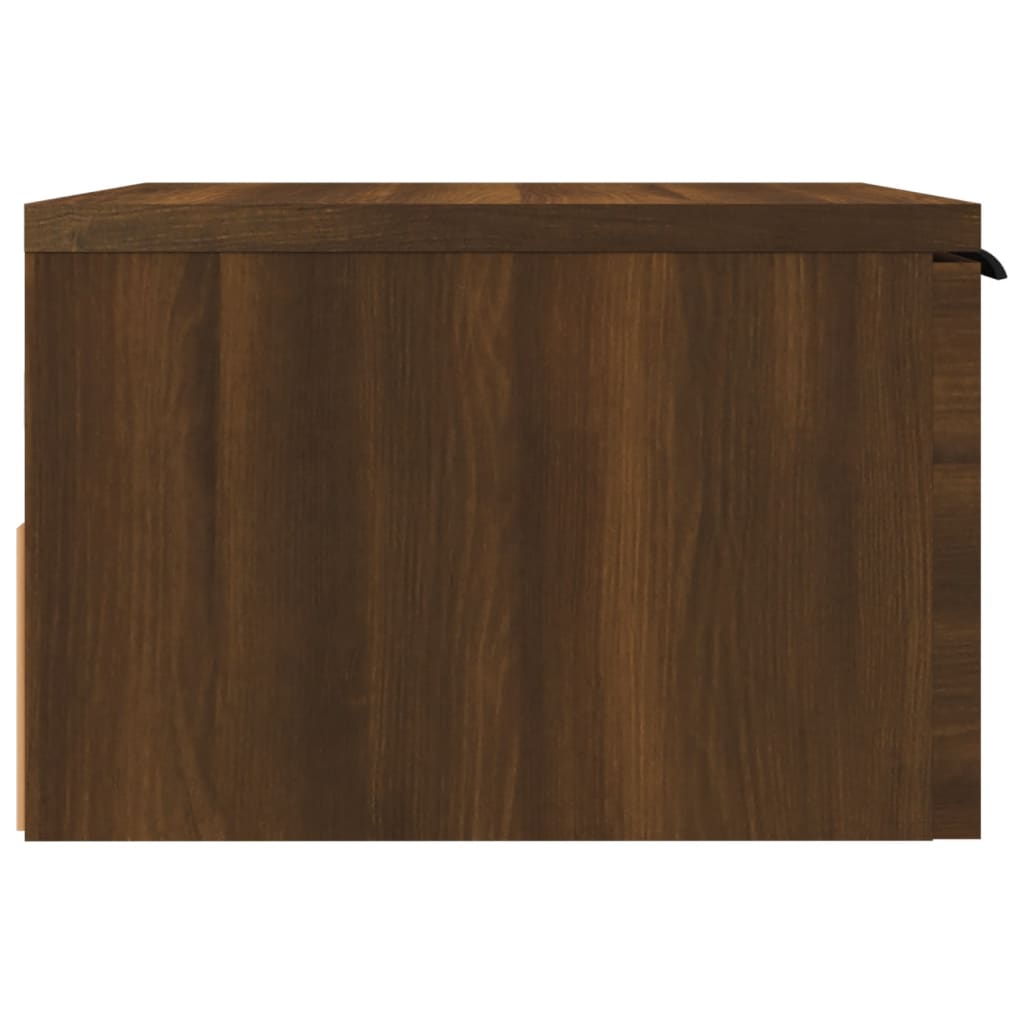 Wall-mounted Bedside Cabinets 2 pcs Brown Oak 34x30x20 cm