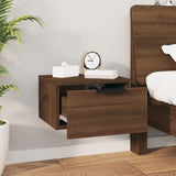 Wall-mounted Bedside Cabinets 2 pcs Brown Oak 34x30x20 cm