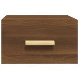 Wall-mounted Bedside Cabinets 2 pcs Brown Oak 35x35x20 cm