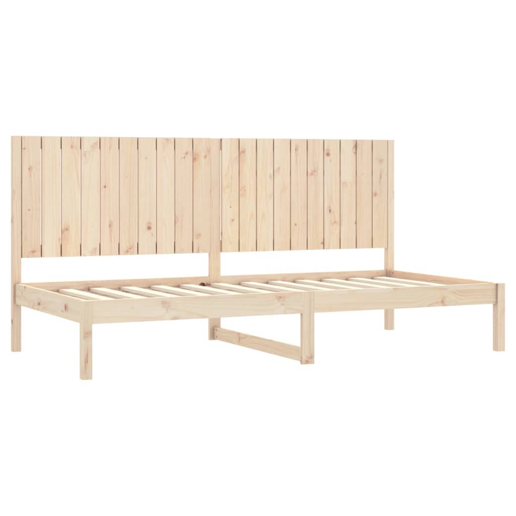 Day Bed without Mattress 90x200 cm Solid Wood Pine