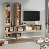 Wall-mounted TV Cabinet Sonoma Oak Engineered Wood