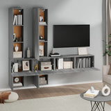 Wall-mounted TV Cabinet Grey Sonoma Engineered Wood