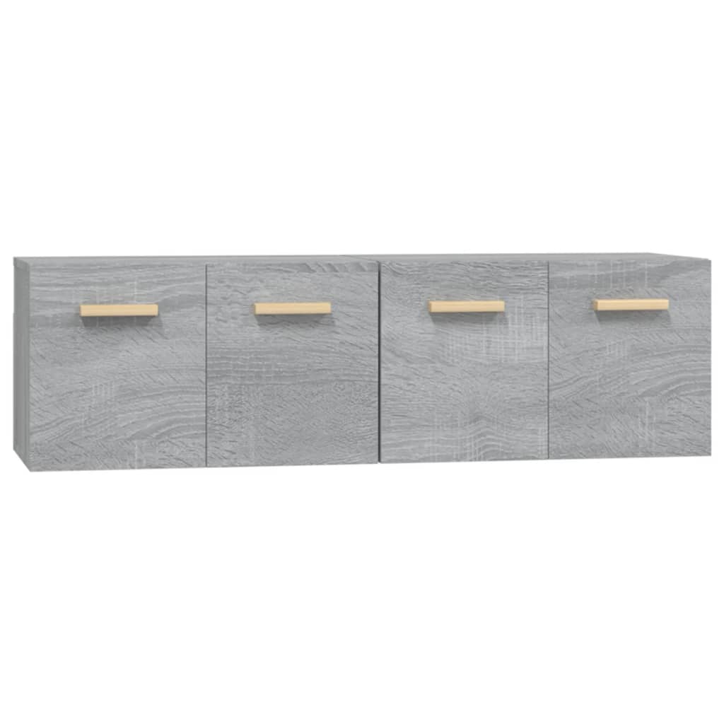 Wall Cabinets 2 pcs Grey Sonoma 60x36.5x35 cm Engineered Wood