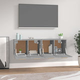 Wall Cabinets 2 pcs Grey Sonoma 60x36.5x35 cm Engineered Wood